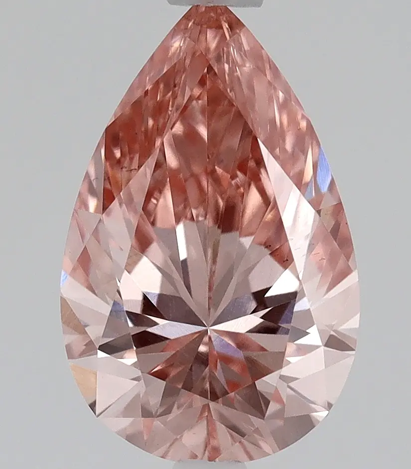 Pear 0.95cts Fancy Pink VS2