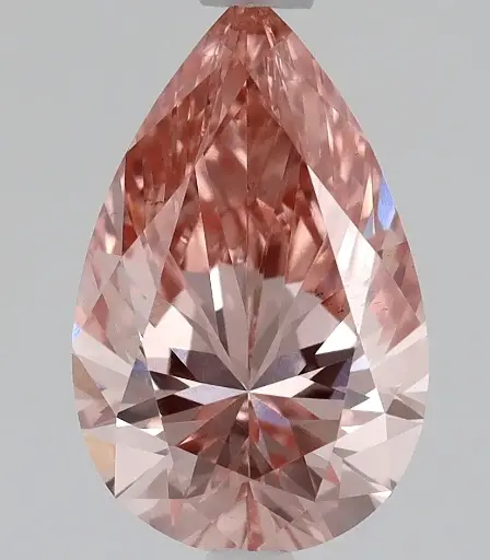 [T1A1C] Pear 0.95cts Fancy Pink VS2