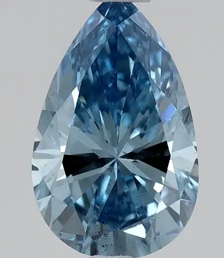 [T1A1D] Pear 0.61cts Fancy Blue VS2